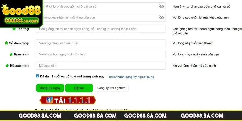 Xác nhận tài khoản người chơi